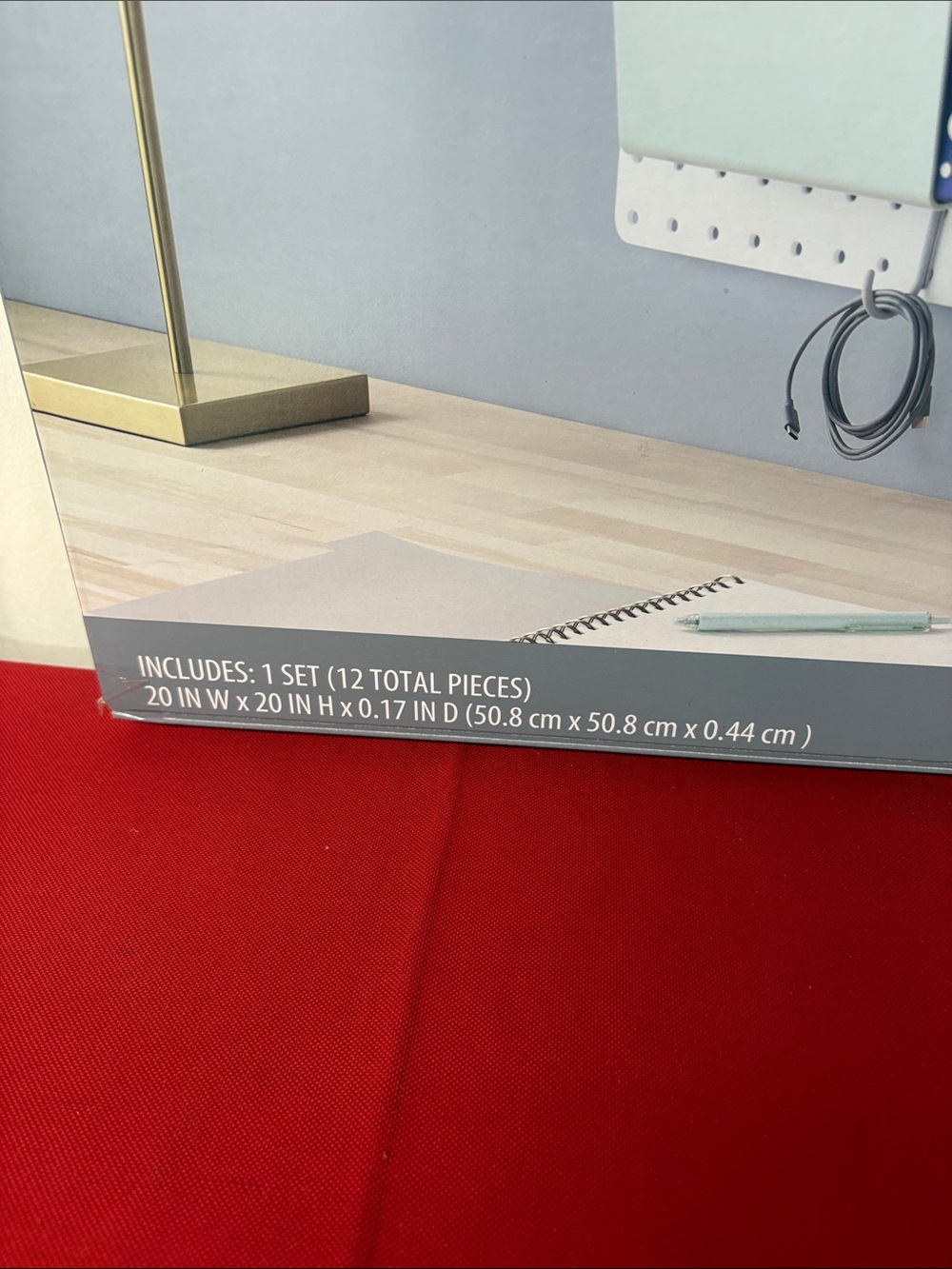 Member's Mark White Pegboard Organizer - Multi- 12 Piece Set - Picture 3 of 7